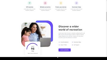 Inexus Broadband and Internet Service Provider Elementor Template Kit internet telecom