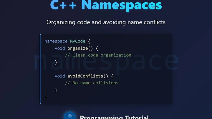 C++ Namespaces: Organize Code & Avoid Conflicts for Beginners!