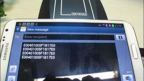 RFID Smartphone Reader