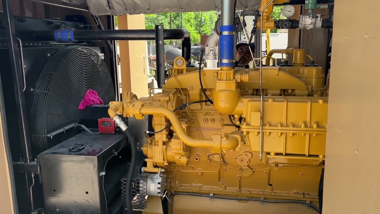 CAT G3406 Generator Set Load Test