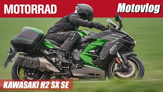 Kawasaki H2 SX SE: MotoVlog  Mit Radar durch den Regen