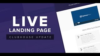 OptimizePress Club: Live - Landing Page Template
