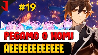 MIREI NO XINGQIU E PEGUEI O ZHONGLI KKKKKKKK | JAPETA F2P #19 | GENSHIN IMPACT