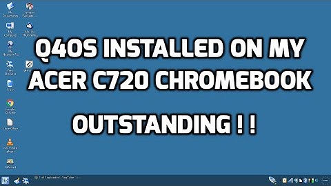 Q4OS Installed on my Acer C720 Chromebook