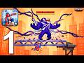 Spiderblox Hero Rope Fighter - Gameplay Walkthrough Part 1 - Spider Fighter Game (iOS, Android)