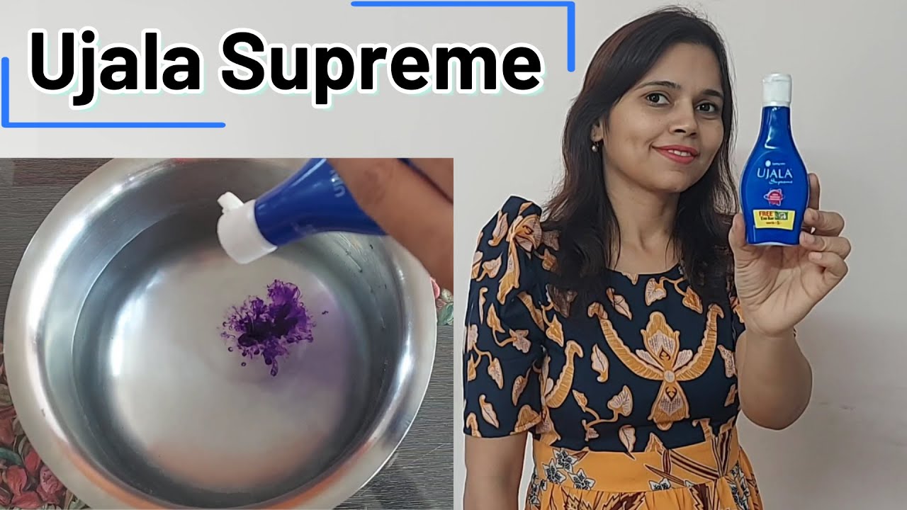 How to use Ujala Supreme Liquid Fabric Enhancer  Ujala Liquid Blue Demo and Review  Ujala Neel