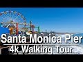 Santa Monica Pier Walking Tour | 4K Dji Osmo | Ambient Music