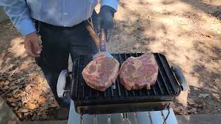 how to grill perfect ribeye everytime [weber go anywhere]