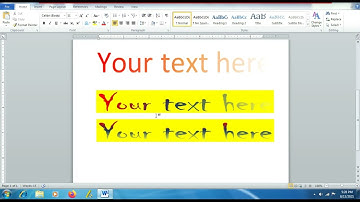 How to make Gradient Text color with Transparency in MS Word |