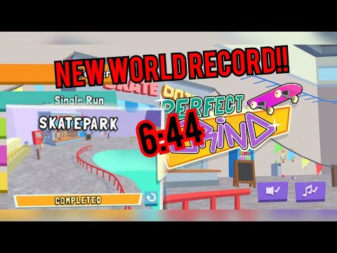 New Perfect Grind -Skatepark Level World Record- 6:44!!