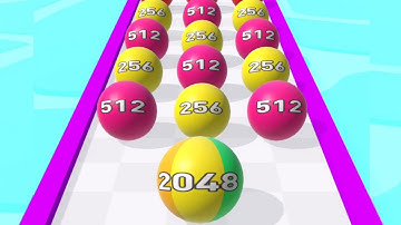 Color Balls 3D 2048 - All Levels 1 To 21 Gameplay Android iOS