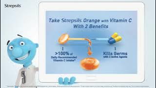 Take Strepsils at the first sign of throat irritation