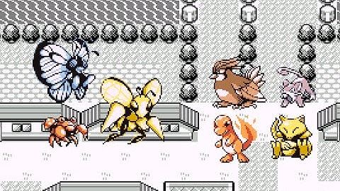 Pokemon Blue : Bug Mono-type run [Rival 3]