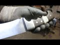 Forging a Pattern welded Khukuri knife, the complete movie.