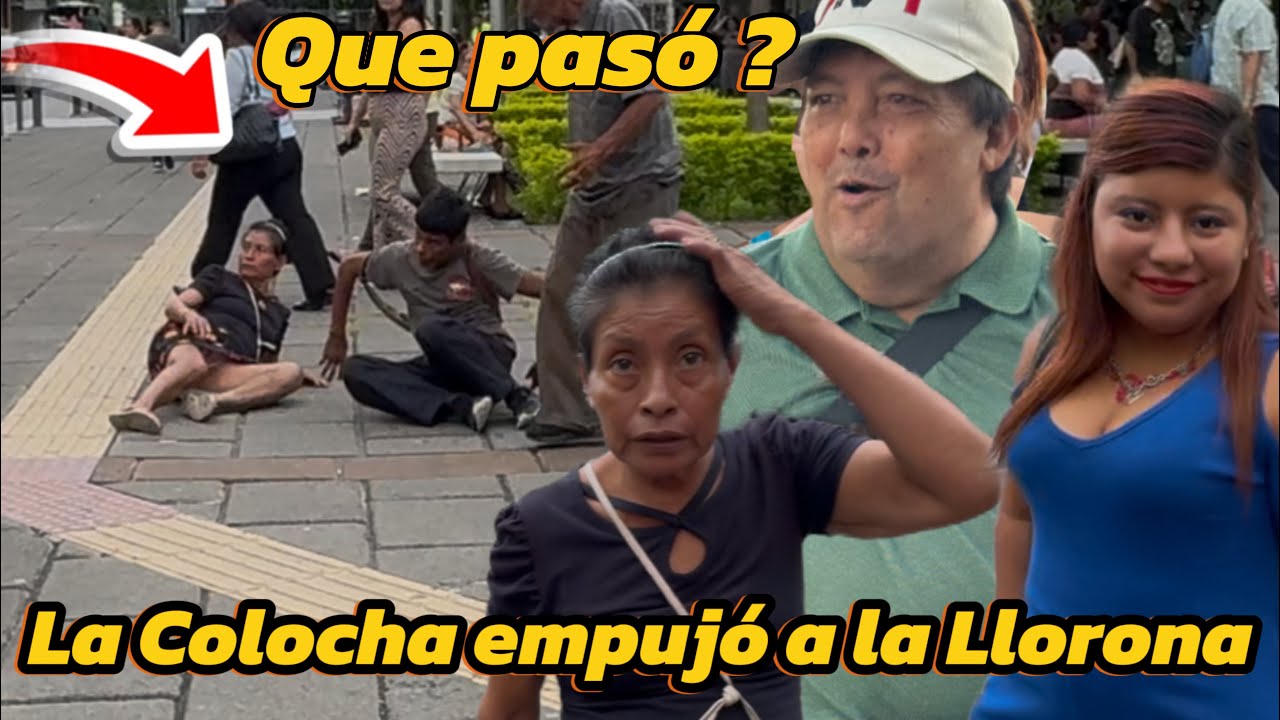 🛑Se llevaron el susto de sus vida , la Colocha andaba agresiva y empujó ...