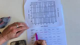 Yr10 Reading mRNA codons