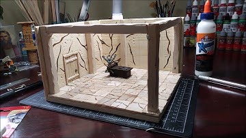 Miniature Dungeon Diorama Project: Large Room Part-2