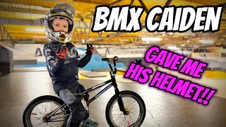 Caiden BMX gave me his Helmet!