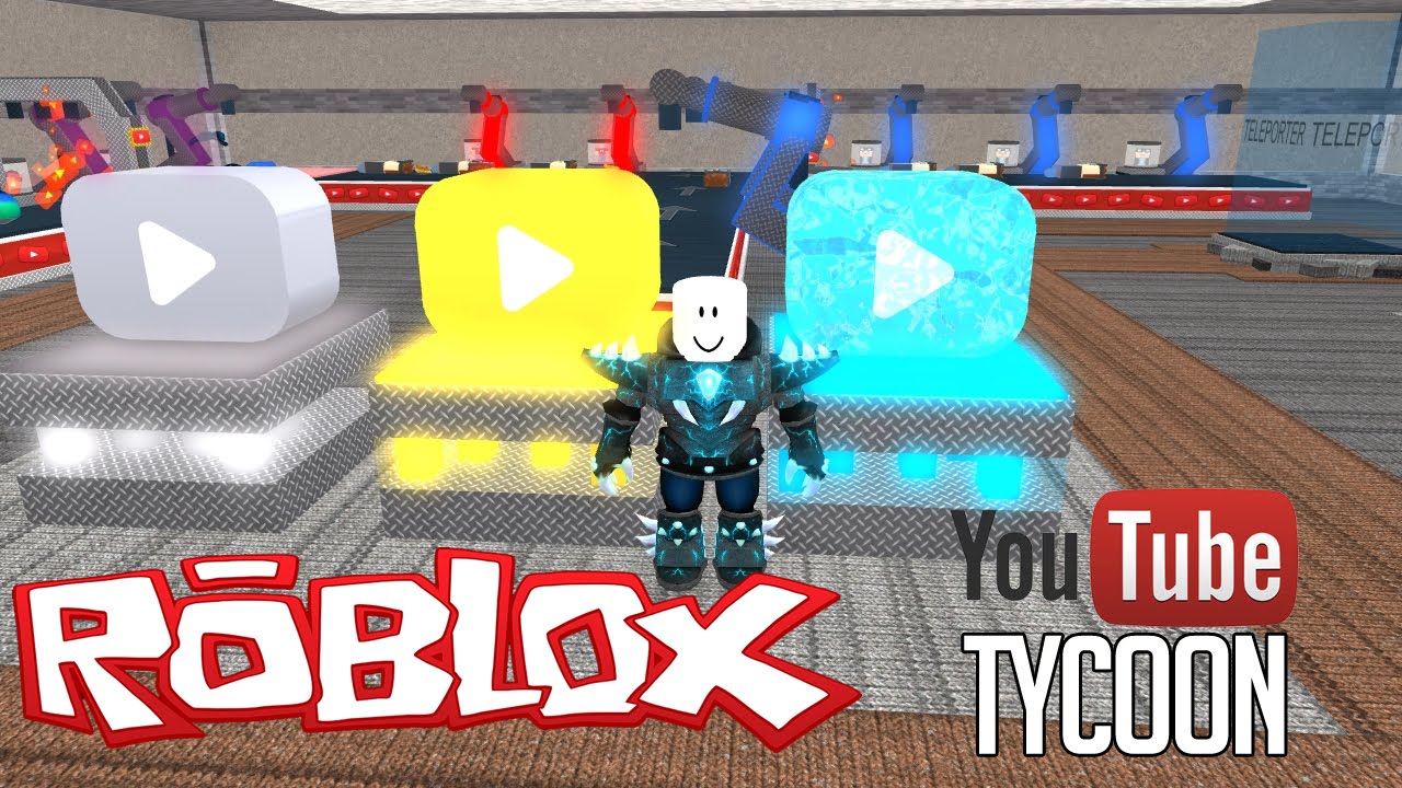 The Diamond Play Button Roblox Youtuber Tycoon Youtube - the diamond play button roblox youtuber tycoon