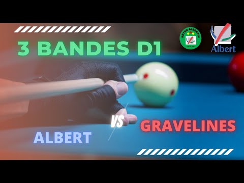 Match billard - 3 bandes D1 Albert vs Gravelines