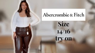 Mini Fall Abercrombie Try on Midsize Plus Size Size 14/16
