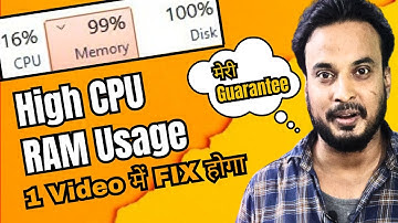 (NEW FIX) Windows 11 High Memory & CPU Usage | 100% CPU & RAM Usage FIXED