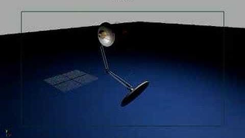 Maya animated lamp work