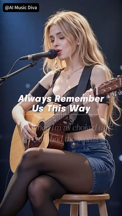 Always Remember Us This Way 2- Lyrics - Lady Gaga #englishsongs #masonmusic #AIMV #AI_Music_Diva