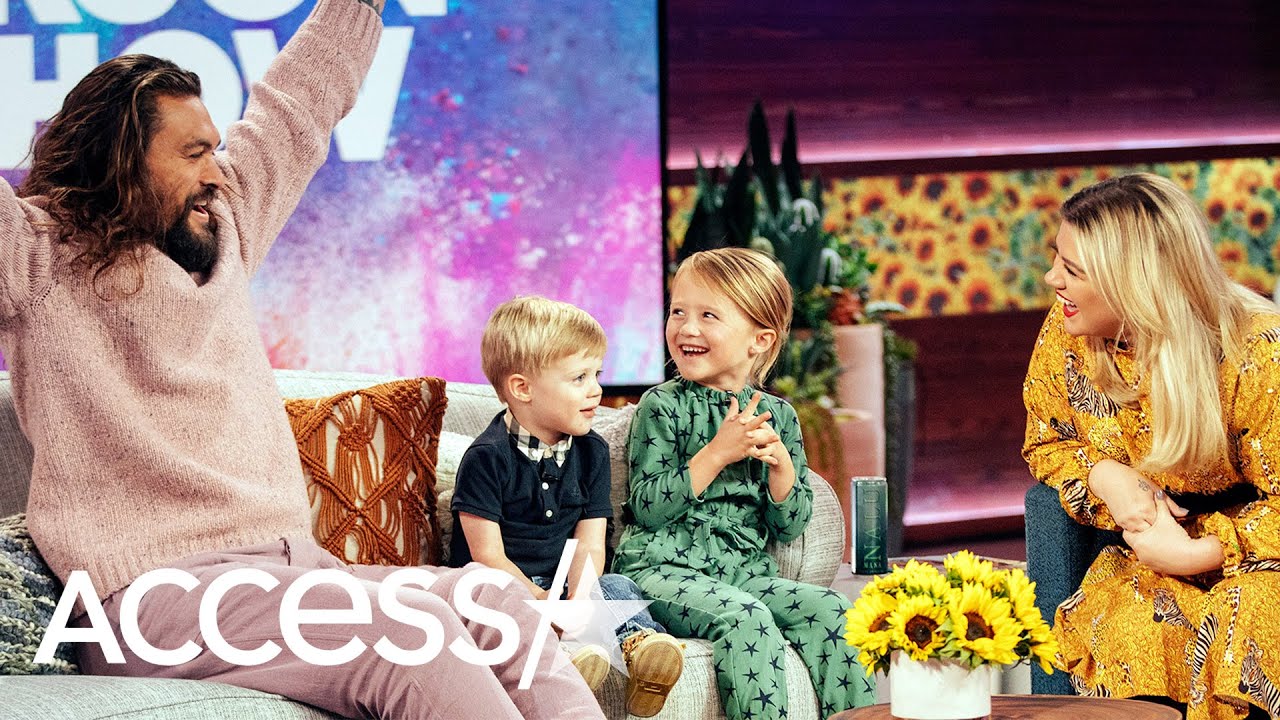 Kelly Clarkson's Daughter Grills Jason Momoa About Aquaman: 'Where Does [He] Go To The Bathroom?'