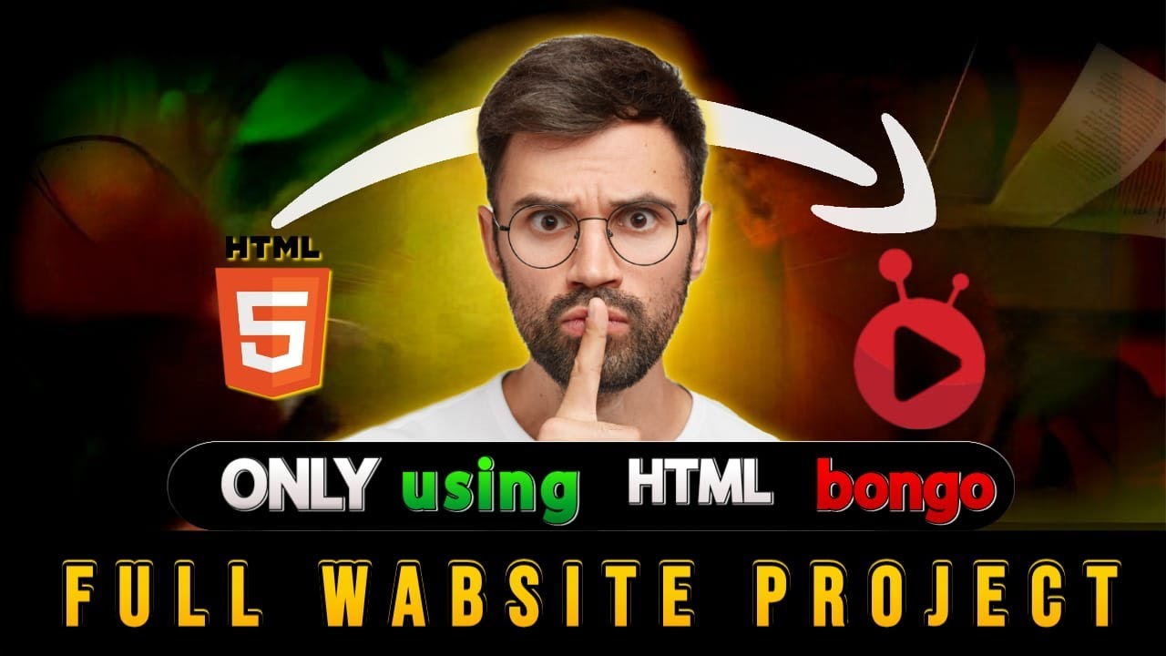 bongo full website in html - YouTube