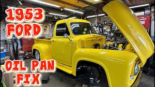 1953 Ford F100 fell off the jack! KO’d oil pan by Left For Dead Garage 279 views 5 months ago 48 minutes