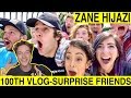 Zane Hijazi 100th Vlog Surprising My Best Friends reaction Tyler Wibstad