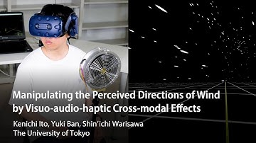 Manipulating the Perceived Directions of Wind by Visuo-audio-haptic Cross-modal Effects