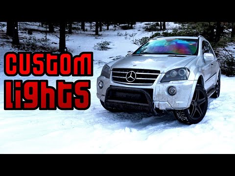 Mercedes ML Headlight Disassembly - Black Out Housings or Custom Lights! - W164 ML63
