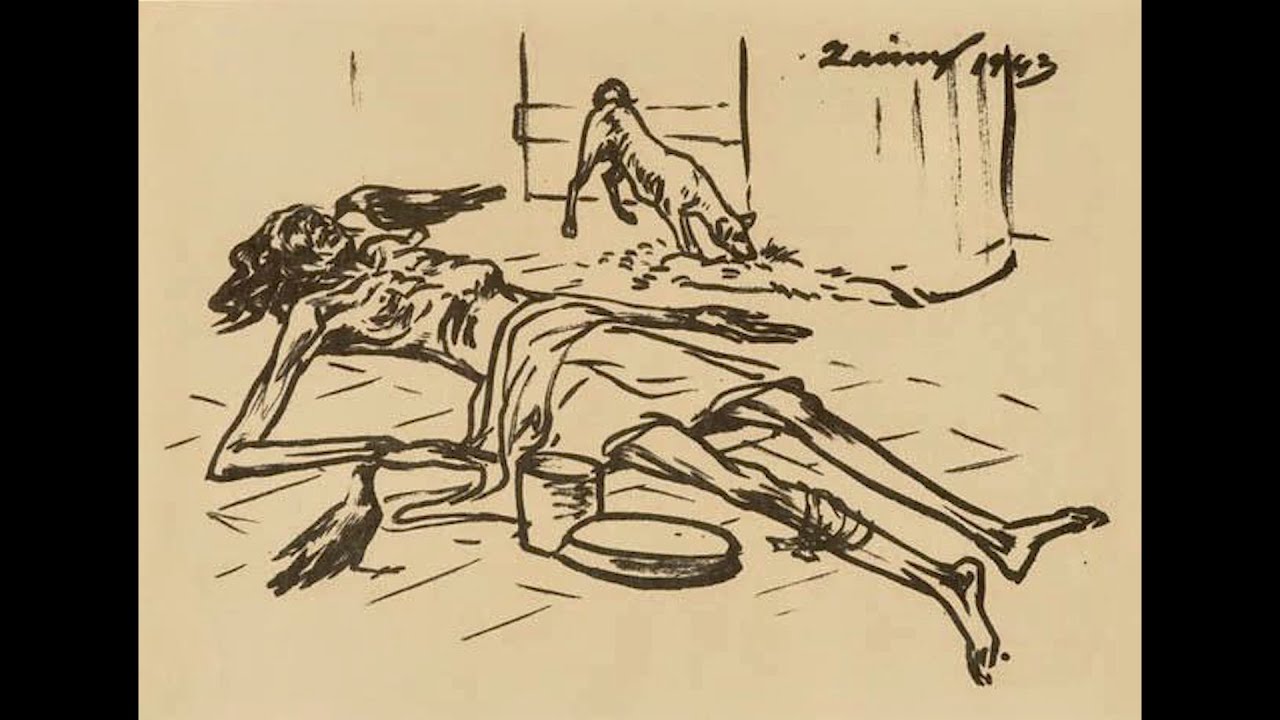 Famine Sketches of Painter Zainul Abedin - YouTube