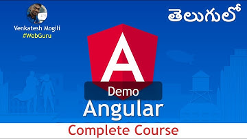 Angular Complete Course Demo #VenkateshMogili #WebGuru #angular #angular13