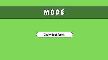 Mode Individual Series II #MathsSkillRx #maths #statisticsforeconomics #mathseries #mode