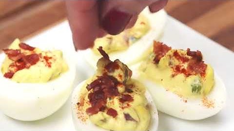 Bacon Jalapeno Deviled Eggs youtube