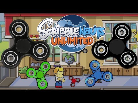 Scribblenauts Unlimited 231 How to make a Fidget Spinner