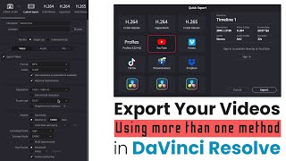 How to Export Videos in DaVinci Resolve: Quick Export vs. Advanced Deliver Methods