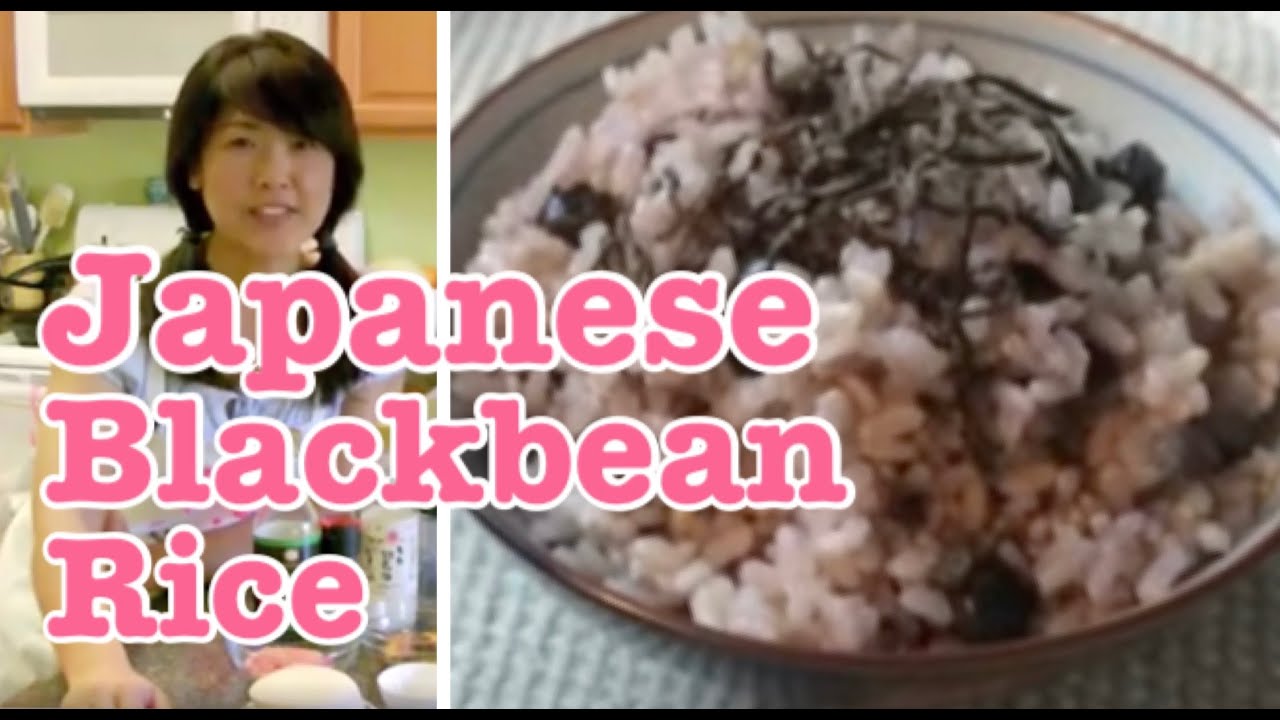 How to Cook Japanese Black Bean Rice | Japanese Cooking Lovers by Yuri