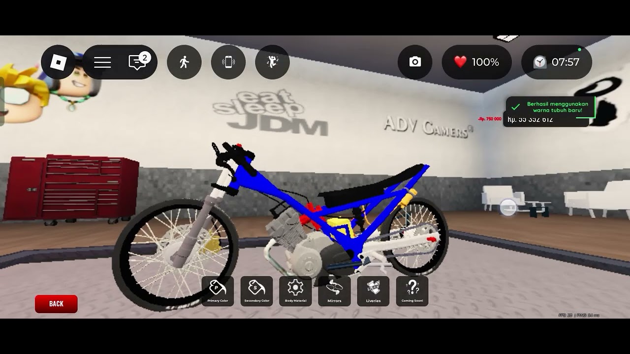 Drag race simulator modifikasi motor drag