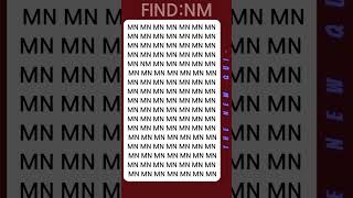 How sharp are your eyes? Find the letters presented! #finds #finding  #findthedifference #shorts