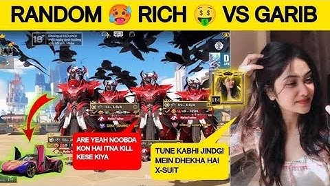 Random 3 Rich Players Call Me Noob / BGMI Best Noob Prank Ever / Classic Gameplay / #3