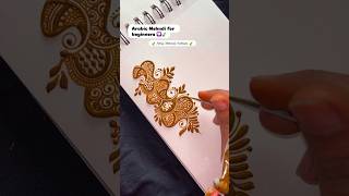 Kaisi lagi ye design ?💟 Easy Arabic Mehndi for beginners 😍|#mehndi #easymehndi #mehndiartist