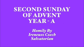 Homily for the 2nd Sunday of Advent - A, Matthew 3:1-12, Repent!