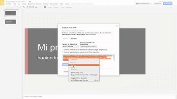 eXeLearning. Embeber presentación Drive