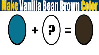 How To Make Color Vanilla Bean Brown Acrylic Paint