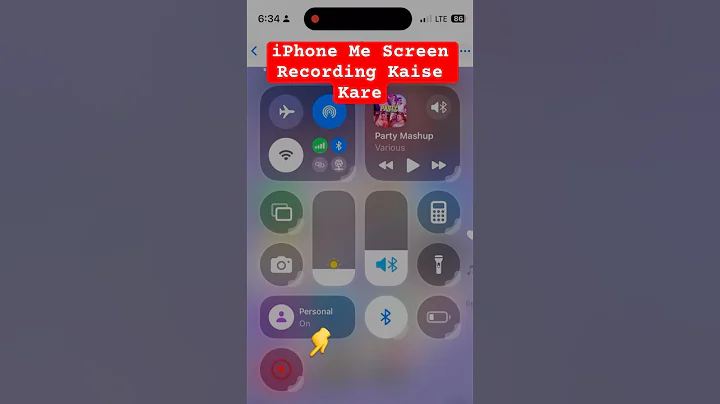 How To Screen Record On Your iPhone | how to screen record on iphone #shorts #trending  #iphone15
