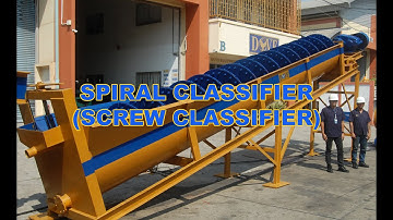 SPIRAL CLASSIFIER (SCREW CLASSIFIER), 30 TPH
